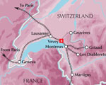 Winter Alps and Lake Geneva in Winter Winter Alps and Lake Geneva in Winter